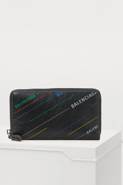 Shop Balenciaga "bazar" Continental Wallet