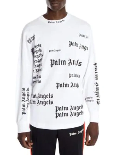 PALM ANGELS - Ultra Logo Over T-Shirt Black