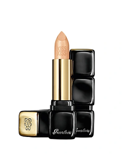 Shop Guerlain Kisskiss Satin Lipstick, Holiday Collection In Electric Gold