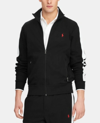 Shop Polo Ralph Lauren Men's Soft Cotton Track Jacket In Polo Black