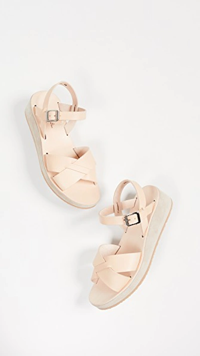Shop Apc Originales Sandals In Bad Beige Naturel