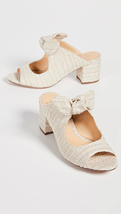 Shop Alexandre Birman Open Evelyn 60mm Mules In Light Sand