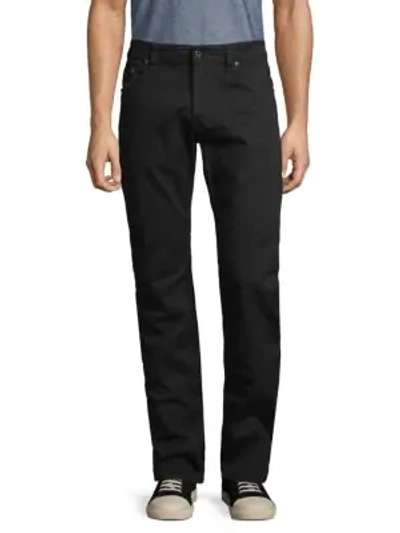 Shop Diesel Larkee Denim Trousers In Black