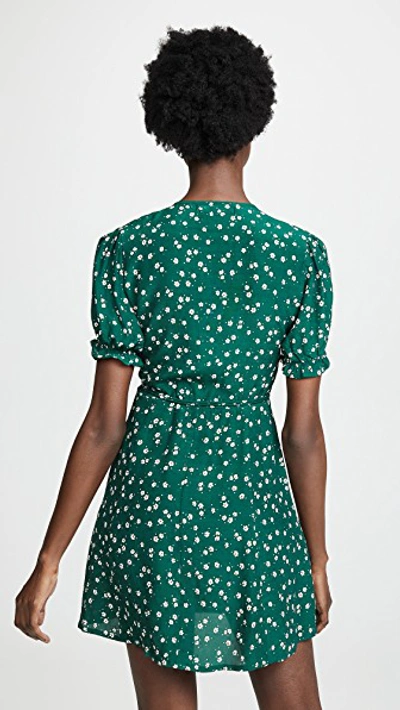 Shop Faithfull The Brand Mira Dress In Betina Floral Print Green