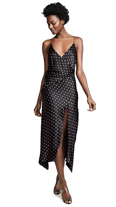 Shop Bec & Bridge Kylie Midi Dress In Pink Dot