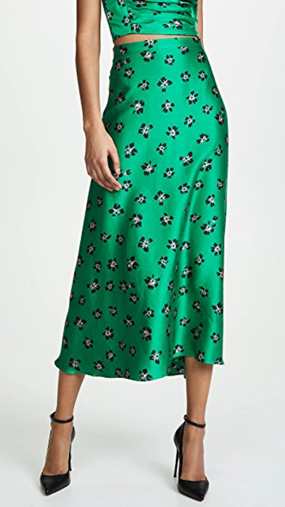 Bec & Bridge Tropicana Midi Skirt In Tropical Print | ModeSens
