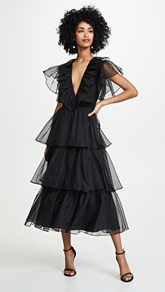 Macgraw Chandelier Dress - Green