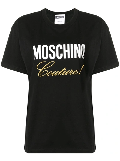 Shop Moschino Couture! Logo T-shirt - Black