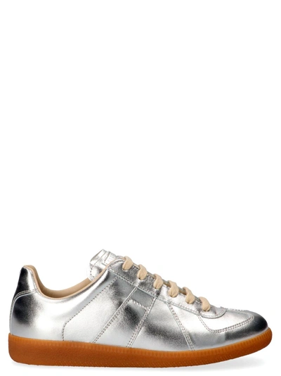 Shop Maison Margiela 'replica' Shoes In Silver