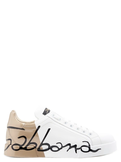 Shop Dolce & Gabbana 'portofino' Shoes In White