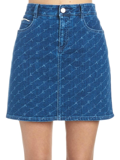 Shop Stella Mccartney Skirt In Blue