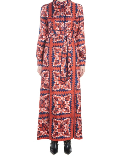 Shop Valentino Dress In Multicolor