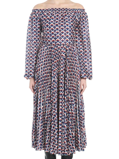 Shop Valentino Dress In Multicolor