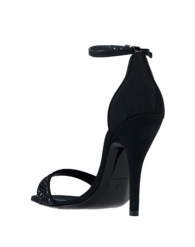Shop Ermanno Scervino Sandals In Black