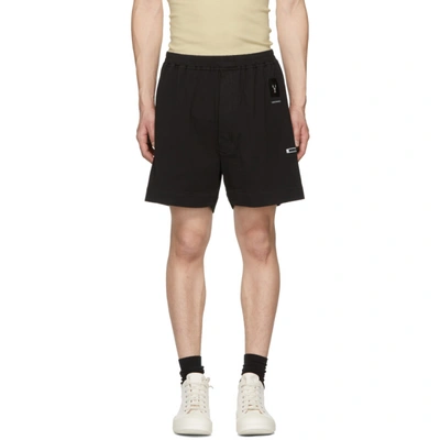 Shop Rick Owens Drkshdw Black Patch Boxer Shorts In Black 09