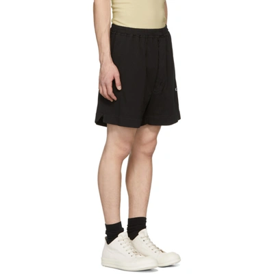 Shop Rick Owens Drkshdw Black Patch Boxer Shorts In Black 09