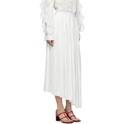 Shop Isabel Marant White Dolmen Skirt In 20wh White