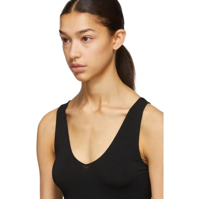 Shop Altuzarra Black Knit Isola Bodysuit In 001 Black