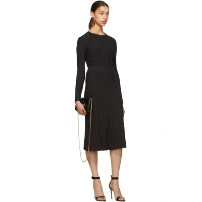 Shop Altuzarra Black And Brown Knit Gabbiano Skirt In 001 Black