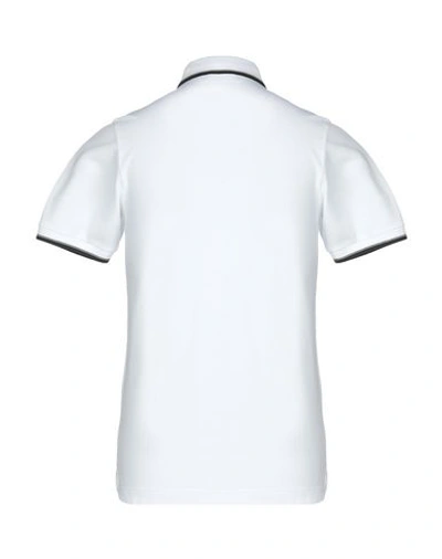 Shop Dolce & Gabbana Man Polo Shirt White Size 36 Cotton