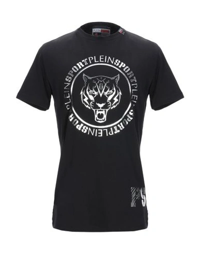 Plein Sport Black Cotton Men's T-Shirt