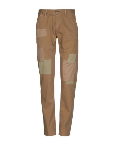 Shop Paul Smith Casual Pants In Camel