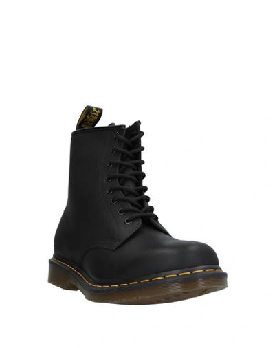 Dr. Martens' Dr. Martens Man Ankle Boots Black Size 4 Leather In Black