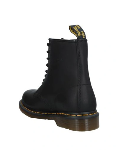 Dr. Martens' Dr. Martens Man Ankle Boots Black Size 4 Leather In Black