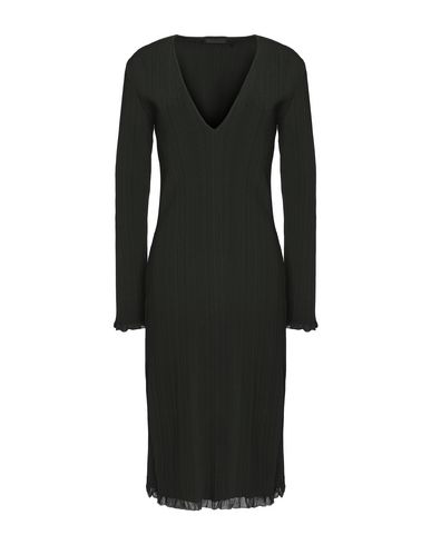 calvin klein dark green dress