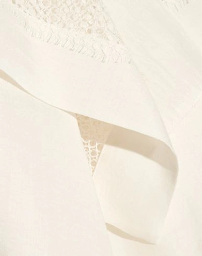 Shop Wes Gordon Midi Skirts In Ivory