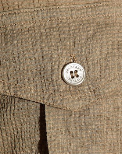 Shop Belstaff Woman Shirt Sand Size 4 Cotton, Silk In Beige