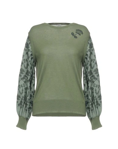 Shop Antipast Sweaters In Military Green