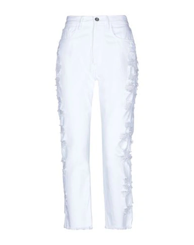 Shop 3x1 Woman Jeans White Size 24 Cotton