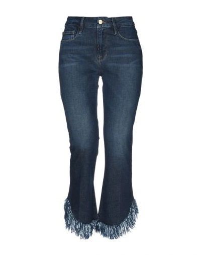 Shop Frame Woman Jeans Blue Size 24 Cotton, Polyester, Elastane