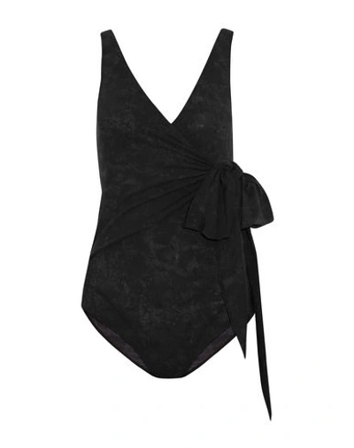 Shop Lisa Marie Fernandez One-piece Swimsuits In Black