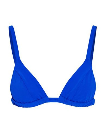 Shop Alix Bikini Tops In Bright Blue