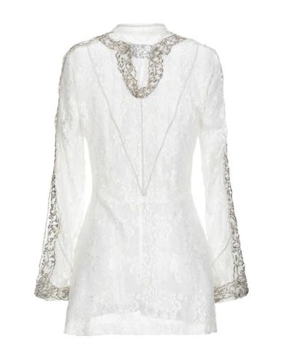 Shop Etro Full-length Jacket In Ivory