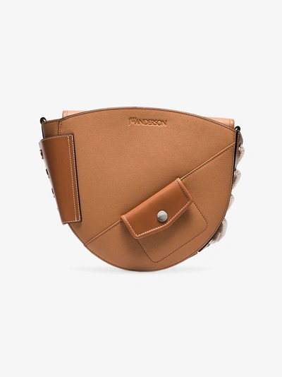 Shop Jw Anderson Caramel Bike Leather Cross Body Bag