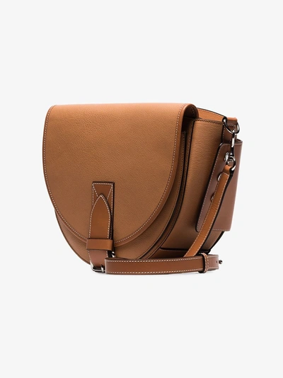 Shop Jw Anderson Caramel Bike Leather Cross Body Bag