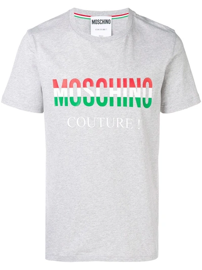 Shop Moschino Couture! Logo T-shirt - Grey