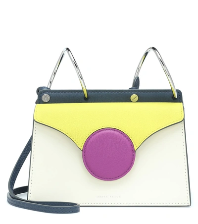 Shop Danse Lente Phoebe Mini Leather Shoulder Bag In Multicoloured