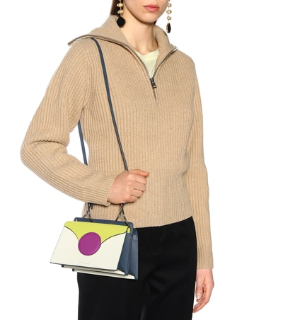 Shop Danse Lente Phoebe Mini Leather Shoulder Bag In Multicoloured