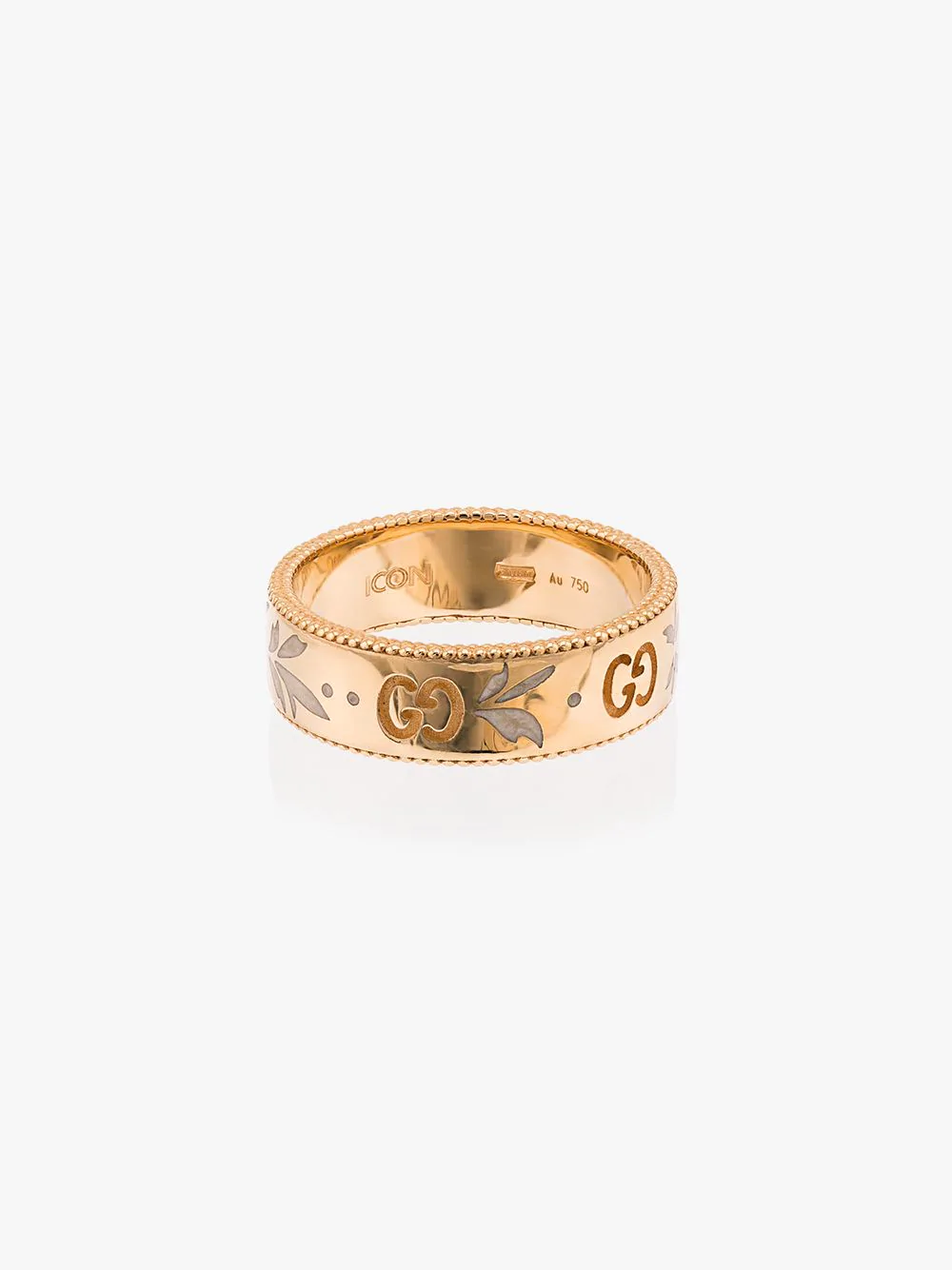 gucci icon thin band yellow gold