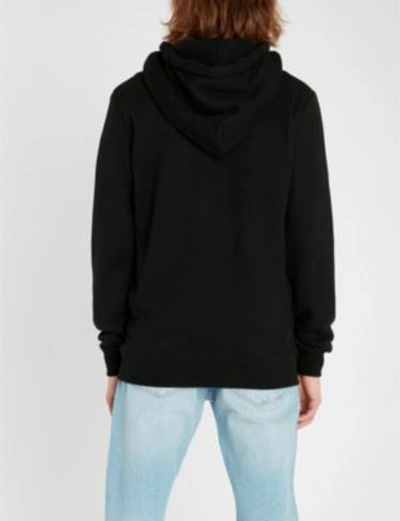 Shop Alanui Contrast-panel Cotton And Cashmere-blend Jumper In Black Multi