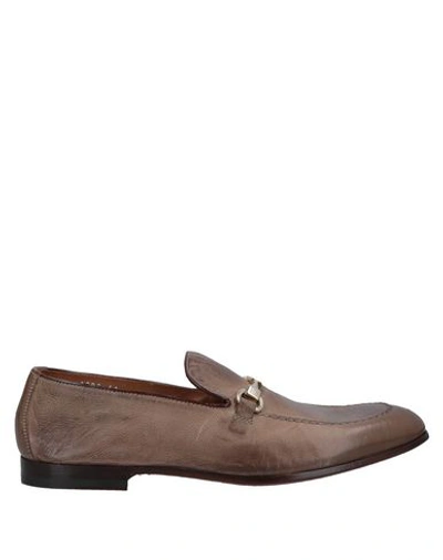 Shop Doucal's Loafers In Light Brown