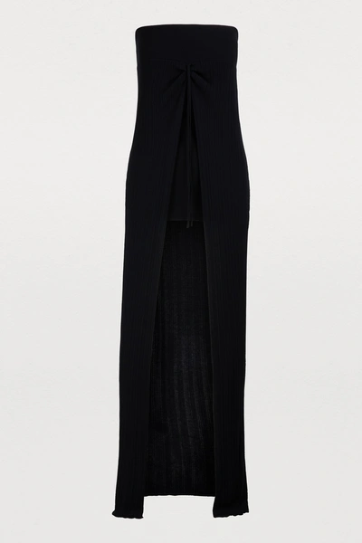 Shop Jacquemus Siena Dress In Black