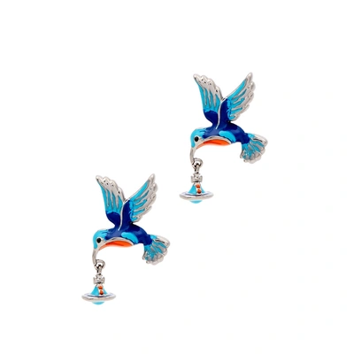 Vivienne westwood hummingbird best sale earrings