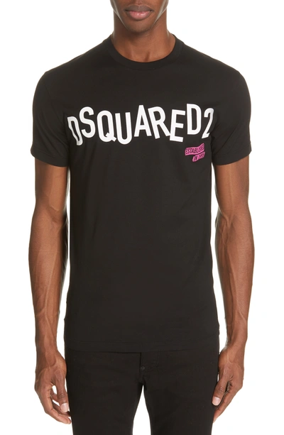 Shop Dsquared2 New Logo T-shirt In Black
