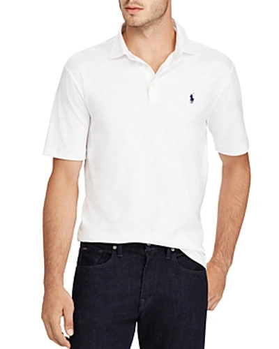 Shop Polo Ralph Lauren Soft-touch Classic Fit Short Sleeve Polo Shirt In White