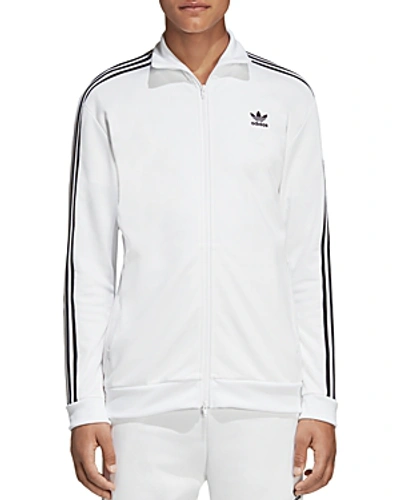 Shop Adidas Originals Beckenbauer Track Jacket In White